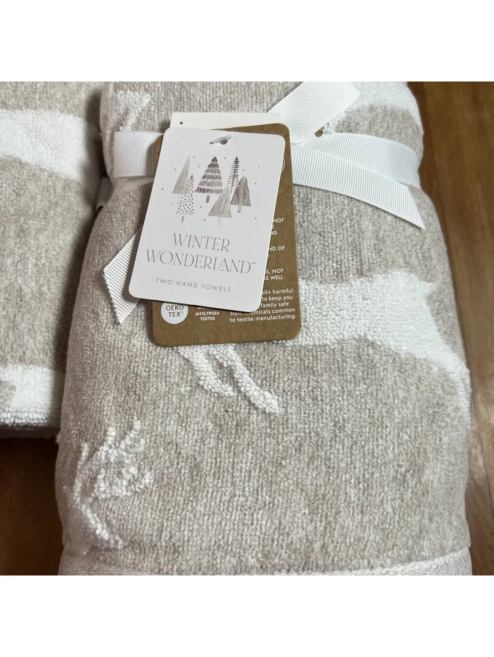 Winter Wonderland Bath Towel + 4 Hand Towels, New